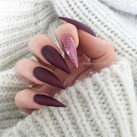 43 Chic Burgundy Nails Youll Fall In Love With Page 2 Of 4 Stayglam