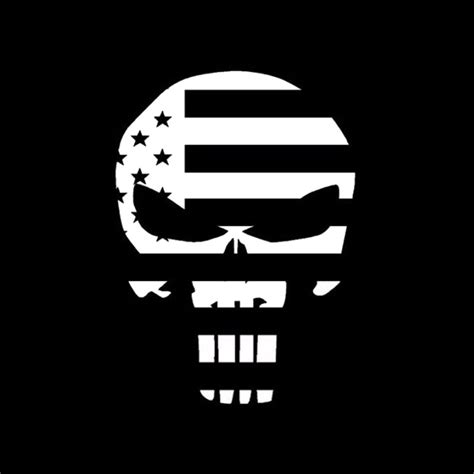 Micro suction window genius decals are not recommended for use on drywall, cement or vehicles. Cool Graphics Skull Punisher Usa Flag Funny Vinyl Decal ...