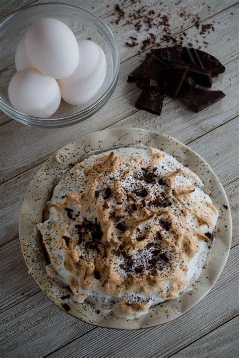 This rich and creamy chocolate meringue pie will satisfy any sweet tooth. Chocolate Meringue Pie - What the Forks for Dinner?