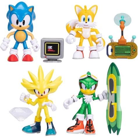 Sonic The Hedgehog 4 Inch Action Figures With Accessory Wave 12 Case Of 6