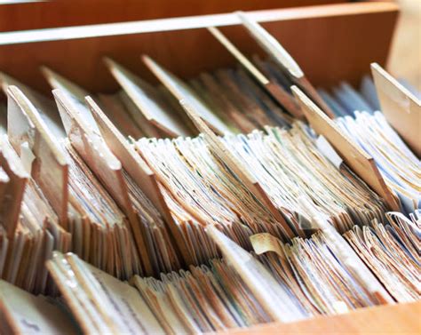 470 Old Files Stacked On Library Shelves Stock Photos Pictures