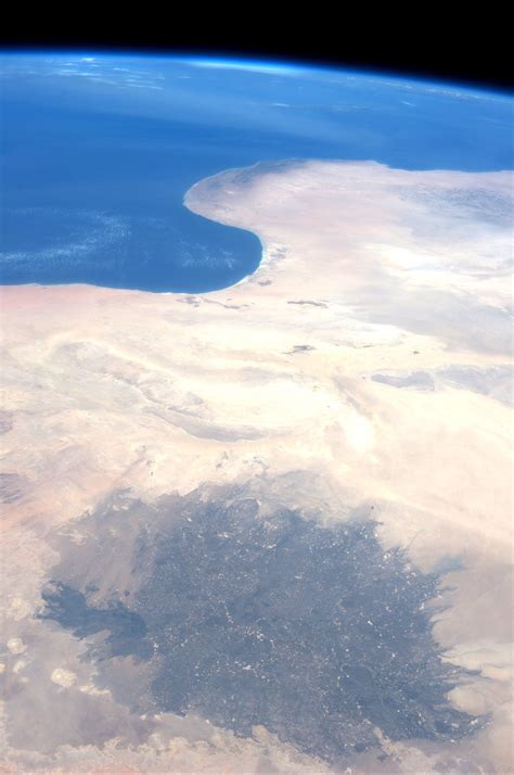 Libya And The Gulf Of Sidra On The Mediterranean Sea Kn From Space