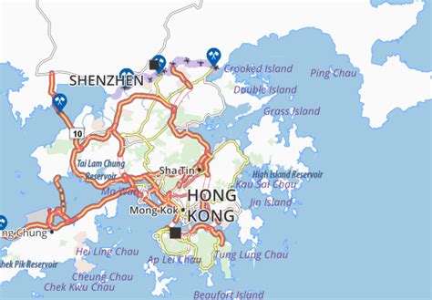 Michelin Ma On Shan Map Viamichelin