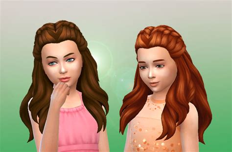 Sims 4 Hairs Mystufforigin Creative Braids For Girls