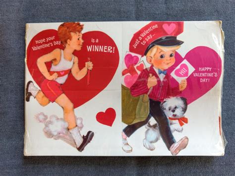 30 Vintage Valentine Cards 1970 Hallmark Valentine Card Etsy