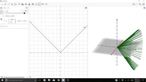 Como Calcular El Volumen De Un Solido En Revolucion En Geogebra Youtube