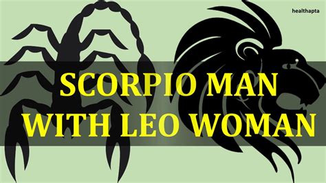 And then horrible when you come off the high. SCORPIO MAN WITH LEO WOMAN - YouTube