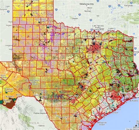 Geographic Information Systems Gis Tpwd Texas Land For Sale Map