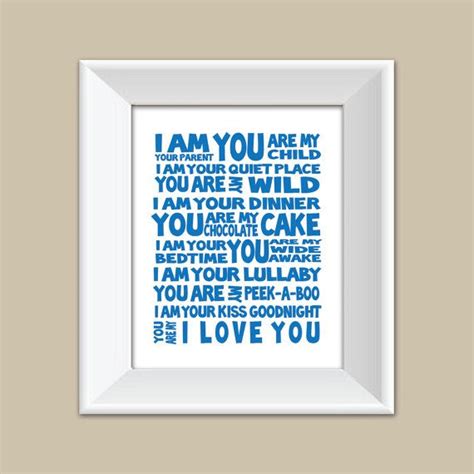 I Am Your Parent You Are My Child 8x10 Print By Sadiescanvas 1749