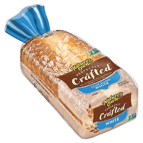 Natures Own Perfectly Crafted Thick Sliced White Bread 22 Oz
