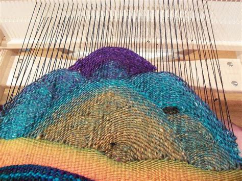 Weaving Landscapes Or Just Curves Tapestry Loom Weaving Tapestry