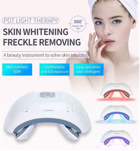 Best Blue And Red Led Light Therapy Device For Facial Rejuvenation Red