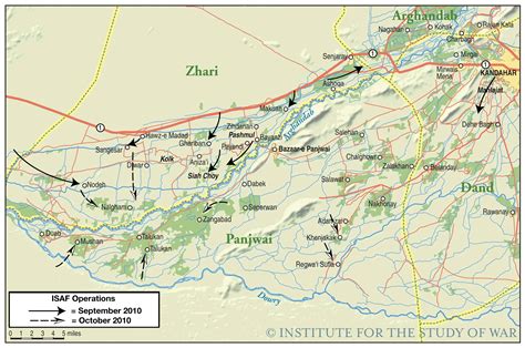  satellite map of kandahār. Zhari & Panjwai | Institute for the Study of War