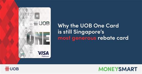 The uob one card is a favourite for most singaporeans as its offers incredible discounts and cashback rewards across such a wide range of spending categories. Why The UOB One Card Is Still Singapore's Most Generous ...