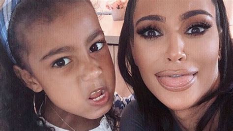 kim kardashian and kanye west crack up as daughter north crashes their interview access