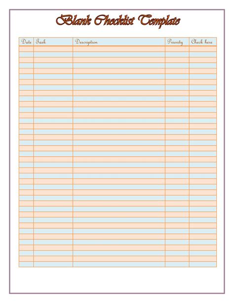 Opening And Closing Checklist Template Collection
