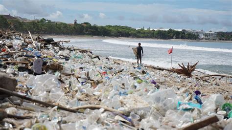 Balis Iconic Beaches Buried In Trash Including Kuta Seminyak And
