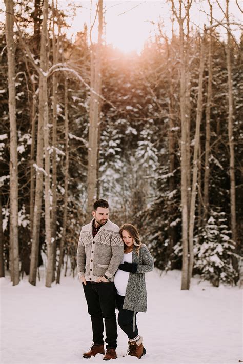 calgary maternity photographer brendan and ali s winter maternity session