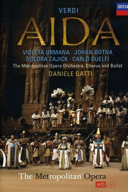 The Metropolitan Opera Aida 2012 Posters — The Movie Database Tmdb