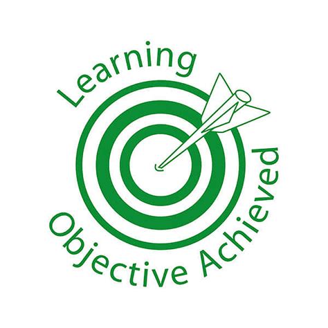 Learning Objective Achieved Stamper 21mm Green Ink