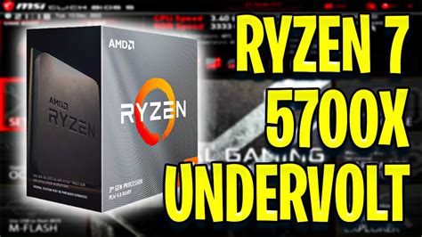 How To Undervolt Ryzen 7 5700x With Pbo Curve Optimizer All Core Youtube