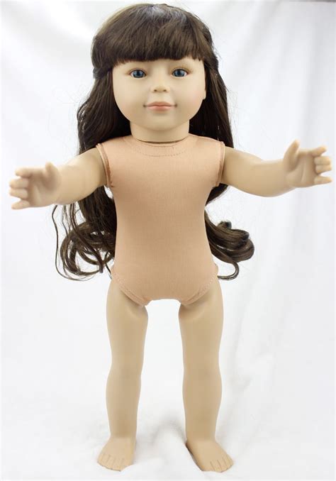 poursuivre 18 belle plastique american girl poupée nue pour vente enfants fille cadeau american