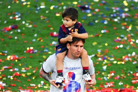 Lionel Messi Is Already Training For The New Season With His Son Barca Blaugranes
