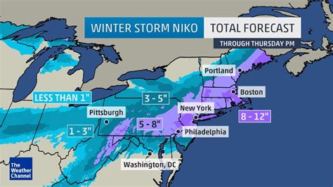 Winter Storm Niko Could Bring Up To 1 Foot Of Snow To Parts Of The