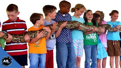Giant Snake Teaching Kids About Reptiles Snakebytestv Ep 410 Youtube