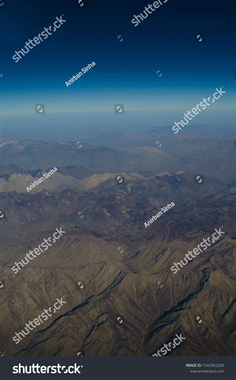 Tora Bora Mountain Ranges Afghanistan Ariel Stock Photo 1543362209