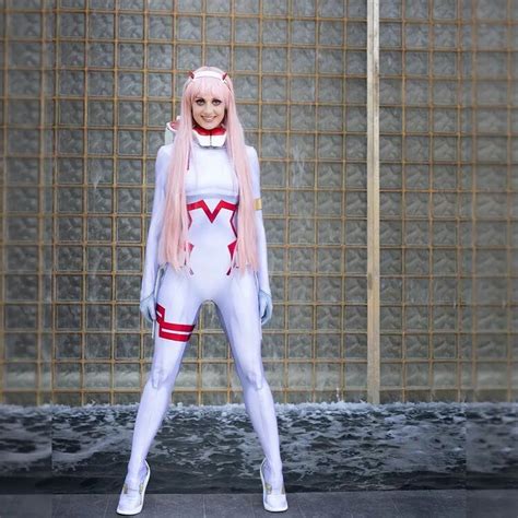 Anime Darling In The Franxx Zero Two 02 Cosplay Costume Bodysuit Jumpsuits Suit Hochzeit