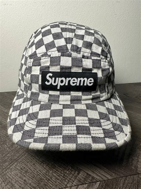 Supreme Supreme Checkerboard Hat Cap Grailed