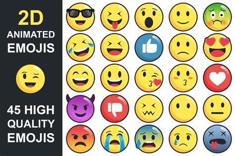 Free 45 Animated Emojis 2d Bubbles Freedom Club Developers
