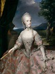 Portrait of Queen Maria Carolina of Austria Painting by Anton Raphael ...