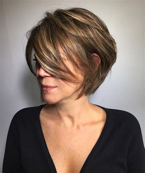 There are an enormous amount of different types of bob haircuts, like it done with. Beautiful Short Layered Hairstyles for Women over 40 ...