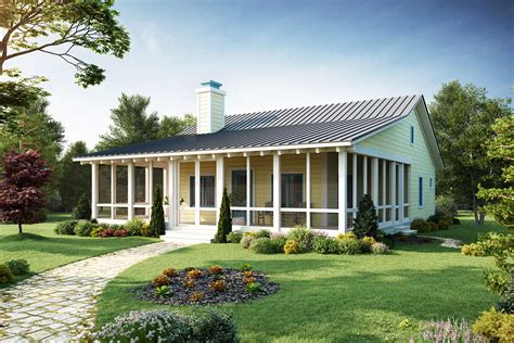 1500 Sq Ft House Plans With Garage Cottage Plan 1031 Square Feet