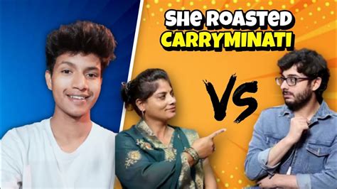 Viral Lappu Sachin Aunty Roasted CarryMinati YouTube