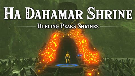Ha Dahamar Shrine Dueling Peaks Shrines Dueling Peaks Stable Youtube