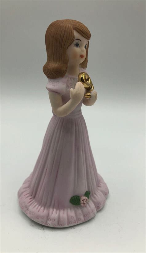 1982 Vintage Growing Up Birthday Girls 9 Figurine By Enesco Etsy
