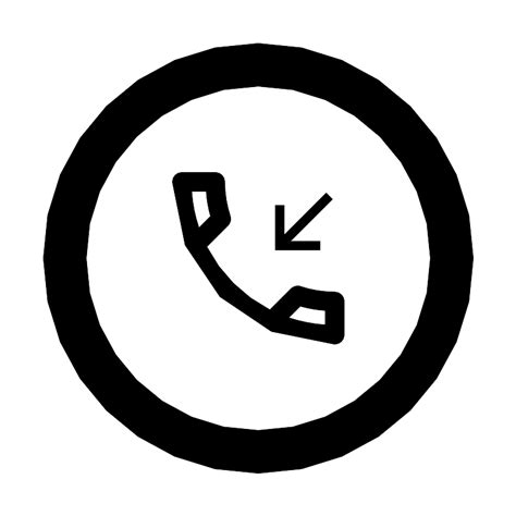 Phone In Circle Vector Svg Icon Svg Repo