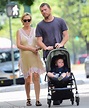 Pregnant Lara Bingle enjoys leisurely stroll with husband Sam and son ...