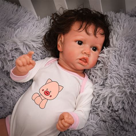 Buy 22 Inch Full Body Silicone Reborn Baby Dolls Newborn Realistic
