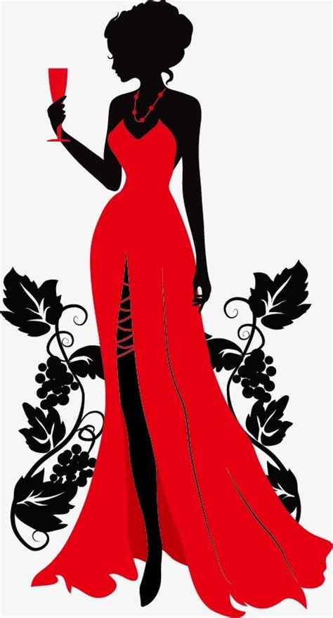 Wearing A Beautiful Red Dress Png And Vector Beautiful Red Dresses