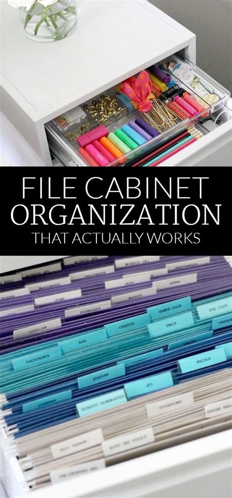 File Cabinet Organization Organizing In Style Filing Cabinet