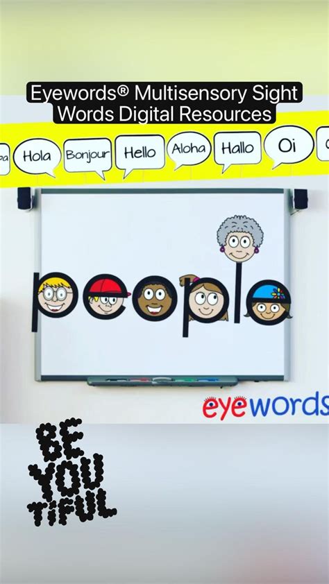 Eyewords® Multisensory Sight Words Digital Resources Sight Words