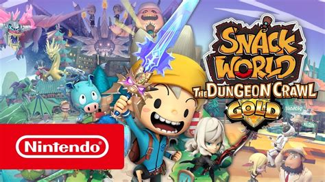 Snack World The Dungeon Crawl Gold Trailer De Revelação Nintendo