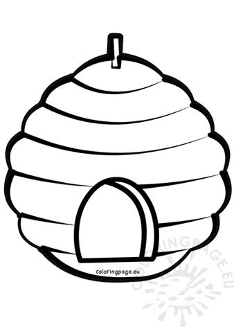 coloring pages beehive coloring book