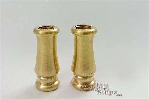 Quality Model Ship Display Pedestals Solid Turned Brass Quality