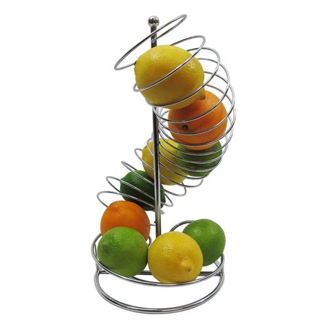 Tablecraft Spiral Fruit Basket Stand Wire Fruit Basket Fruit Basket
