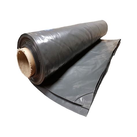 Heavy Duty Black Polythene Plastic Sheeting 4M Wide DPM Rolls 300MU